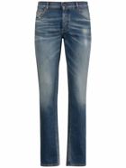 BALMAIN - Slim Stretch Cotton Denim Jeans
