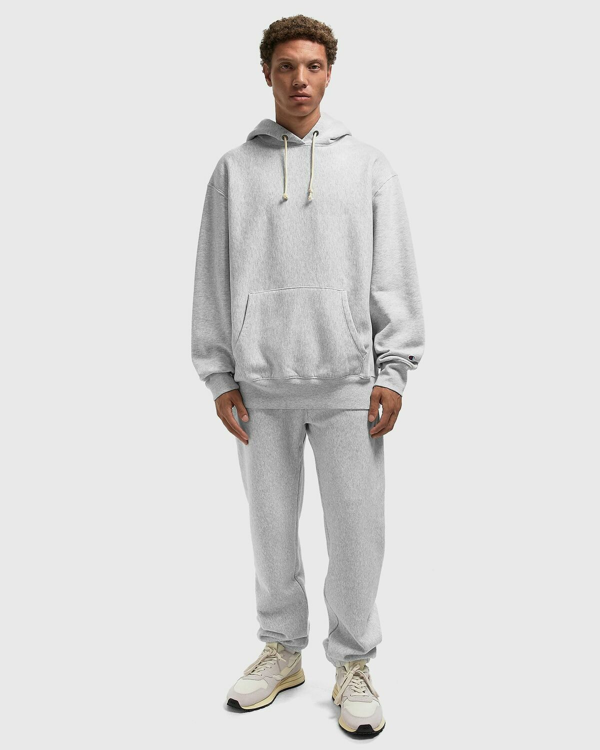 CHAMPION Hooded Sweatshirt Grey Mens Hoody