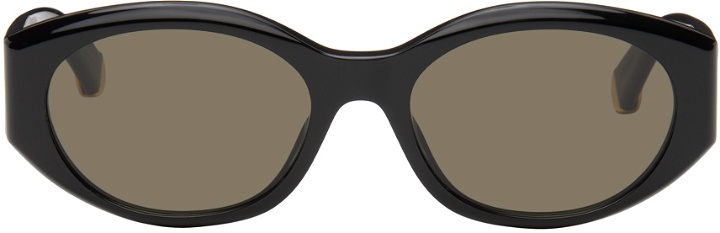 Photo: Stella McCartney Black Oval Sunglasses