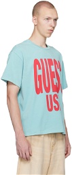 GUESS USA Blue Faded T-Shirt