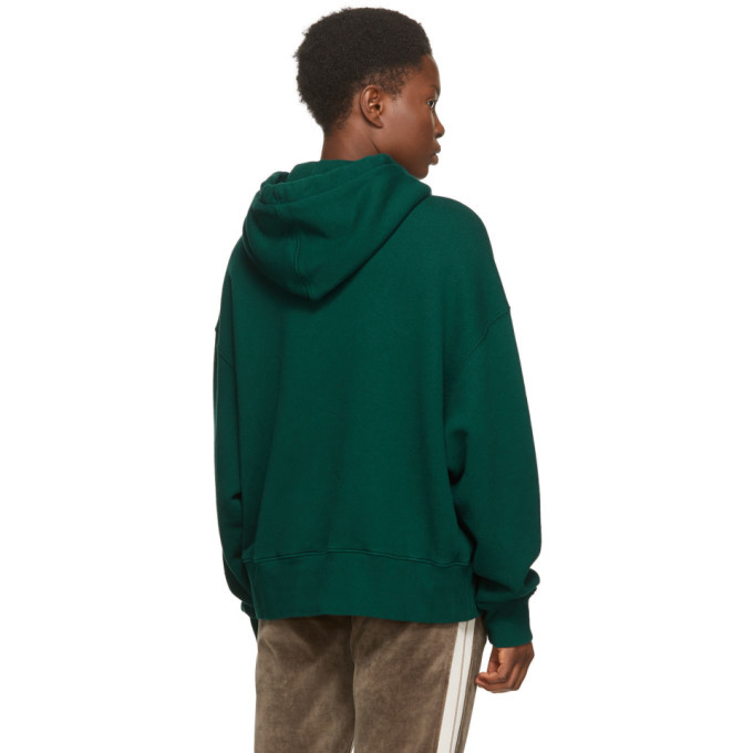 Palm Angels Green Croco Hoodie Palm Angels