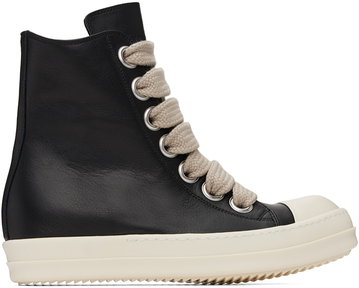 Photo: Rick Owens Black Porterville Jumbo Laced Sneakers
