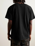 John Elliott - University Cotton-Jersey T-Shirt - Black