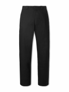 Cherry Los Angeles - Straight-Leg Cotton-Twill Chinos - Black