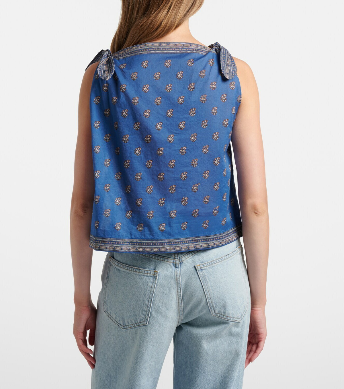 Dôen Amalia printed cotton top