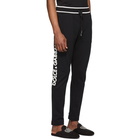 Dolce and Gabbana Black Logo Lounge Pants