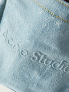 Acne Studios - Mini Logo-Embossed Distressed Denim Tote Bag