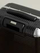 FPM Milano - Bank Light 55cm Leather-Trimmed Polycarbonate Spinner Suitcase