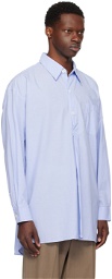OUR LEGACY Blue Popover Shirt