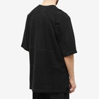 BYBORRE Men's Oversized Knitted T-Shirt in Black