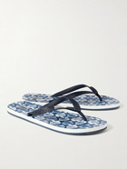 Vilebrequin - Printed Rubber Flip Flops - Blue