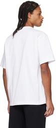 Helmut Lang White Printed T-Shirt