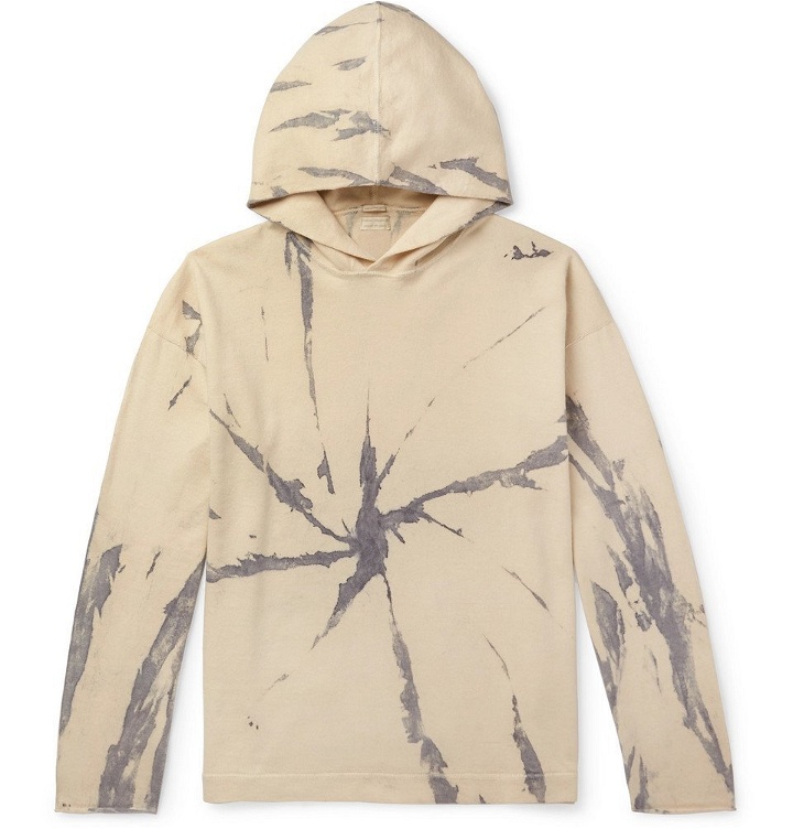 Photo: Massimo Alba - Drake Tie-Dyed Cotton and Cashmere-Blend Hoodie - Cream