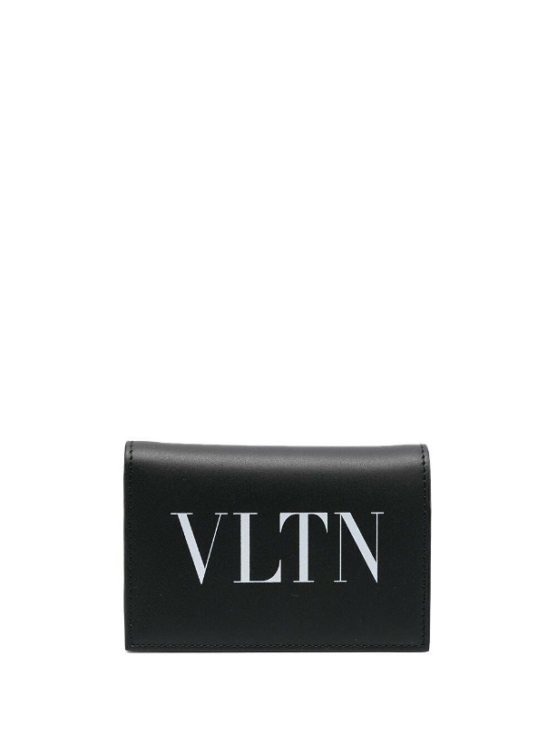 Photo: VALENTINO GARAVANI - Vltn Leather Credit Card Case