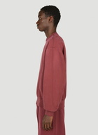 Acne Studios - Face Patch Sweatshirt in Red