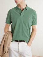 Polo Ralph Lauren - Logo-Embroidered Cotton-Piqué Polo Shirt - Green