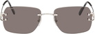 Cartier Silver Classic C Motif Sunglasses