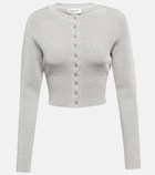 Victoria Beckham - Glitter cropped cardigan