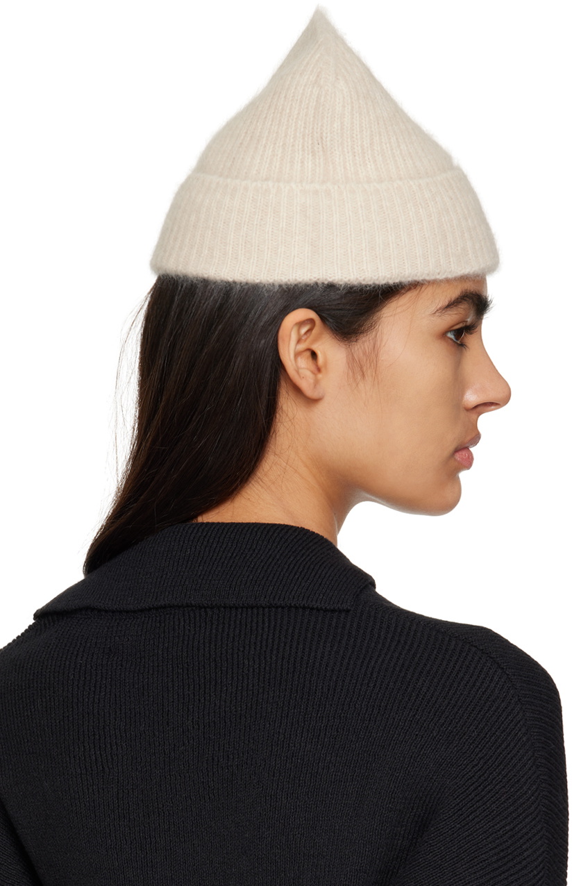 Nothing Written SSENSE Exclusive Beige Cloud Beanie