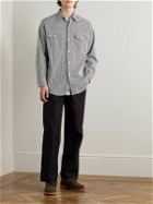 OrSlow - Striped Cotton Shirt - Gray
