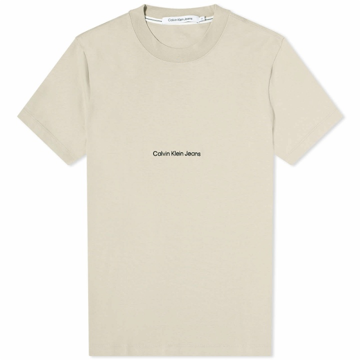 Photo: Calvin Klein Men's Institutional T-Shirt in Plaza Taupe