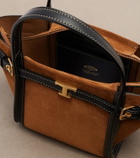Tod's T Timeless suede tote bag