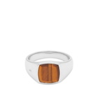 Tom Wood Men's Kay Ring in Tiger Eye