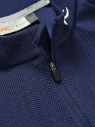 Kjus Golf - Delian Stretch-Jacquard and Shell Gilet - Blue