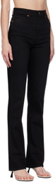 KHAITE Black 'The Danielle' Jeans