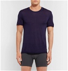 Secondskin - Slim-Fit Silk T-Shirt - Purple