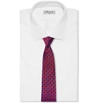 Turnbull & Asser - 9.5cm Silk-Jacquard Tie - Red
