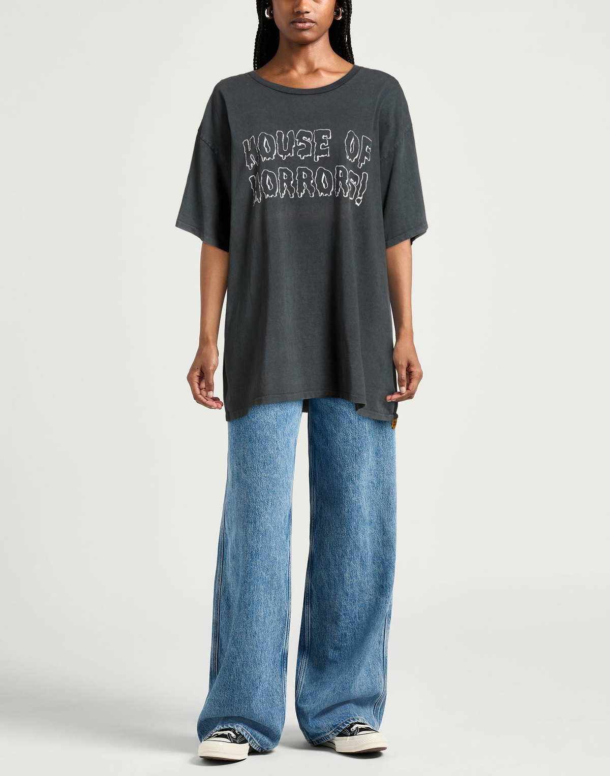 Gallery Dept. Womens T-shirt Charcoal