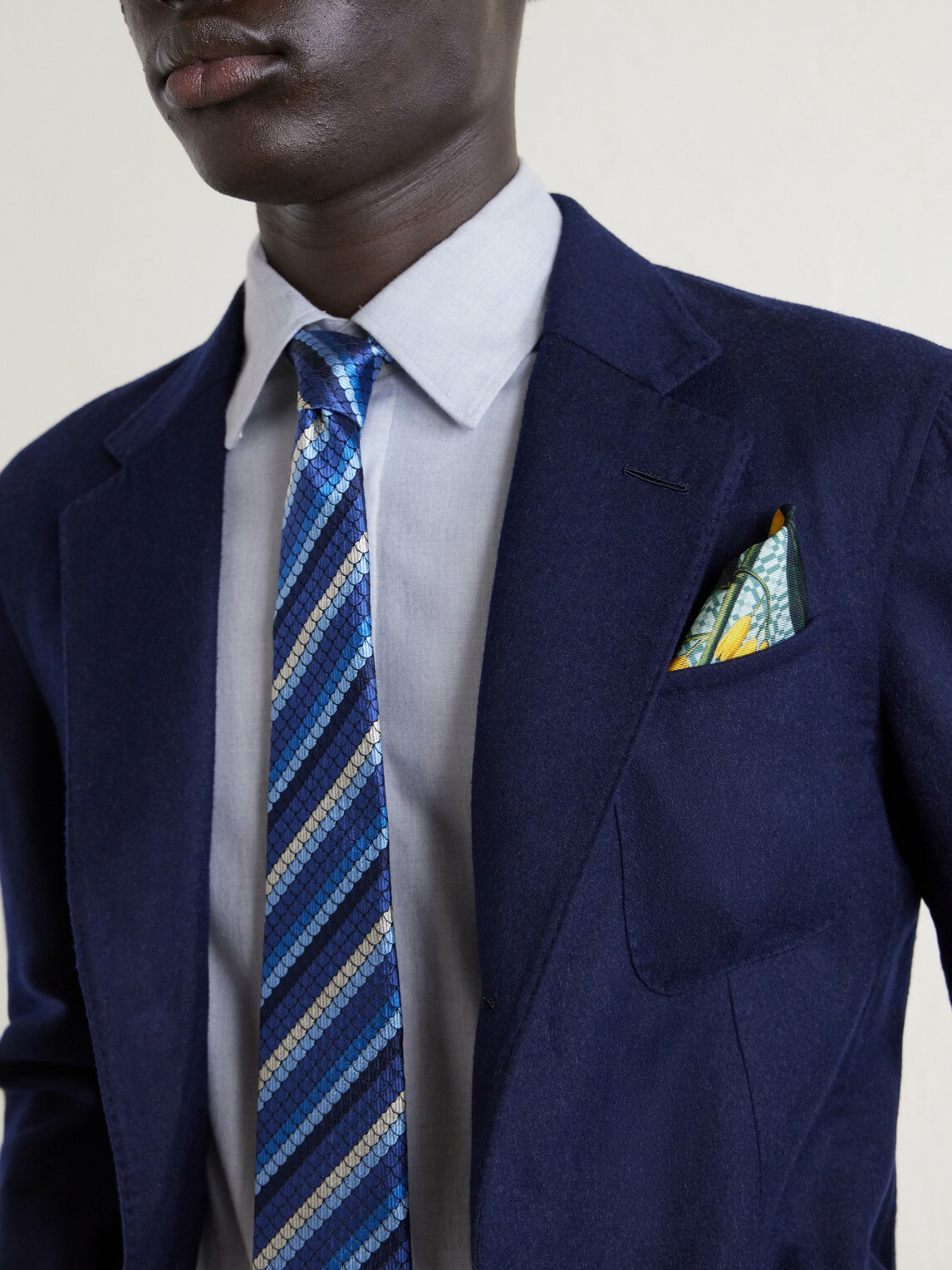 Dunhill - Cotton and Cashmere-Blend Shirt - Blue