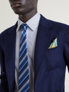Dunhill - Cotton and Cashmere-Blend Shirt - Blue