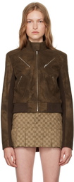 MISBHV Brown Clara Faux-Suede Jacket