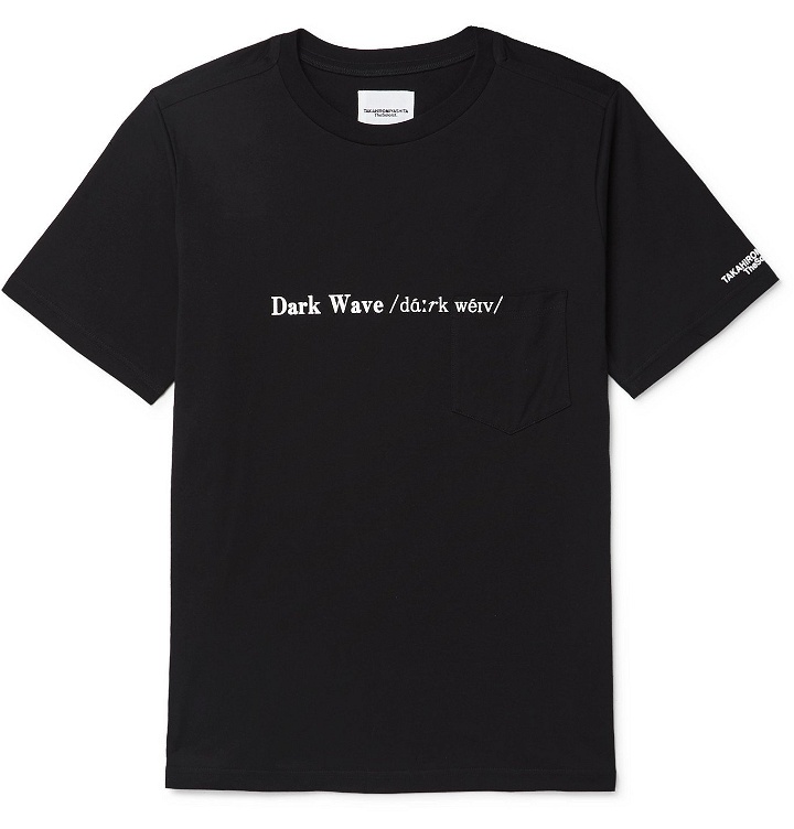 Photo: TAKAHIROMIYASHITA TheSoloist. - Printed Cotton-Jersey T-Shirt - Black