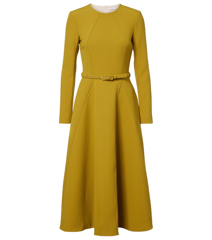 Photo: Emilia Wickstead Ucellina belted midi dress