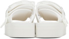 SUICOKE White MOTO-VPO Sandals