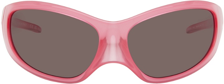 Photo: Balenciaga Pink Skin XXL Cat Sunglasses