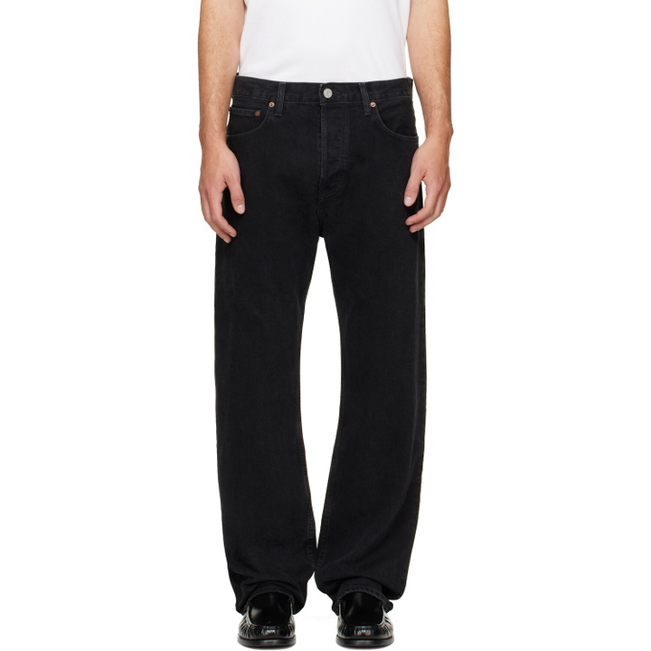 Photo: AGOLDE Black Magnus Trouser Jeans