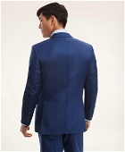 Brooks Brothers Men's Madison Fit Sharkskin 1818 Suit | Blue