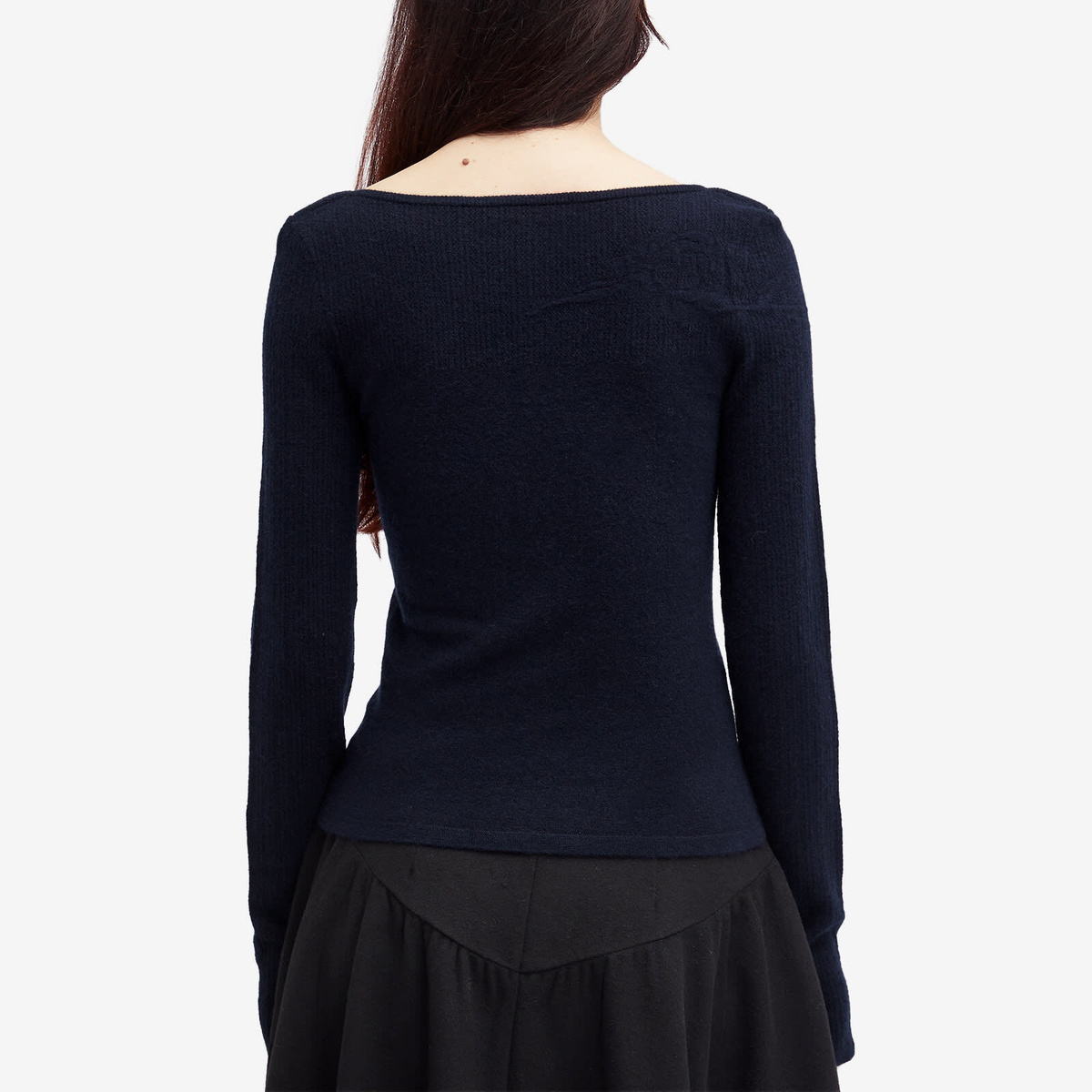 Peachy Den Women's Claudine Knit Cardigan in Midnight