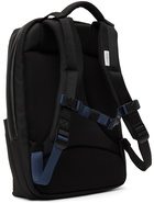 Côte&Ciel Black & Blue Sormonne Accent EcoYarn Backpack