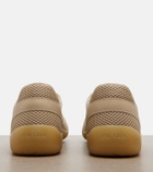 Prada Speedrock leather-trimmed sneakers