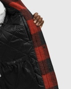 WOOLRICH BLACK LABEL - REFLECTIVE BUFFALO CHECK WORK JACKET Red Mens Overshirt