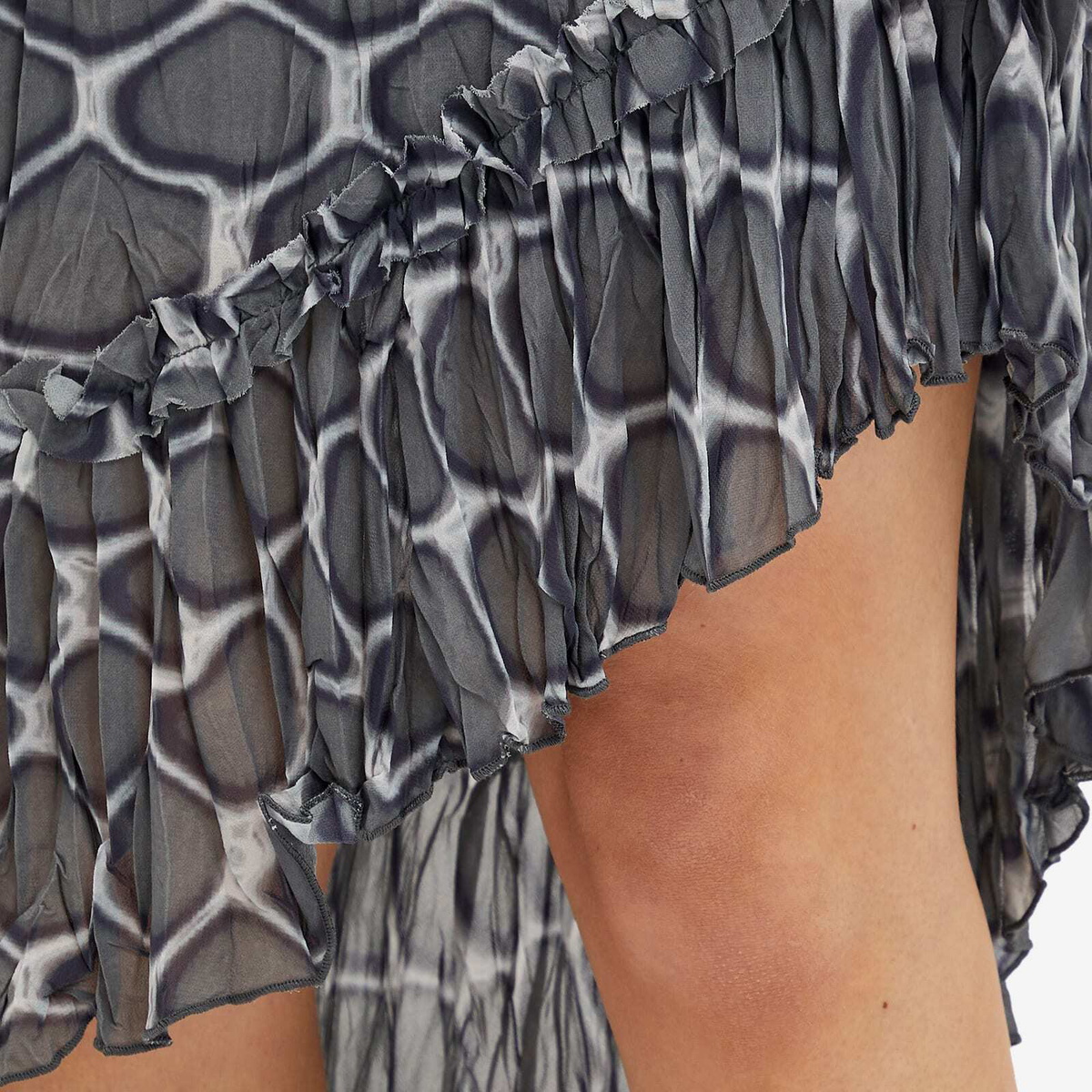 Wood Wood Women's Clover Midi Skirt in Fence Artwork