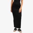 Joah Brown Women's Foldover Maxi Skirt in Black
