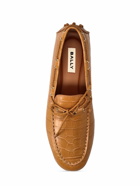 BALLY - 10mm Kyan Croc Print Leather Loafers