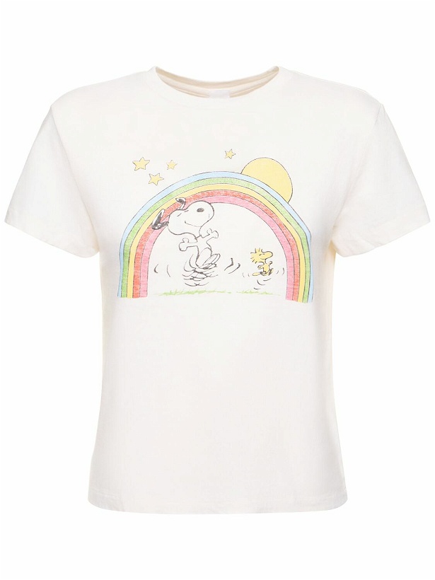Photo: RE/DONE - Peanuts Rainbow Classic Cotton T-shirt
