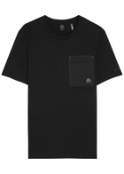 Moose Knuckles Dalon Chest Pocket Cotton T-shirt Black